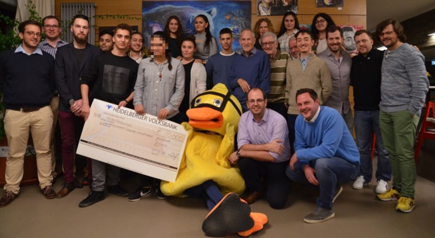 Gruppenbild zur Spende