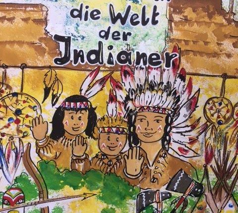 Malerei indianer grüßen