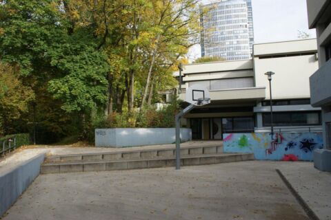 Außenbereich des Jugendzentrums