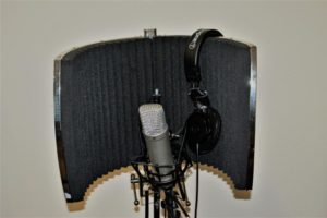 Mikrofon mit Kopfhörer